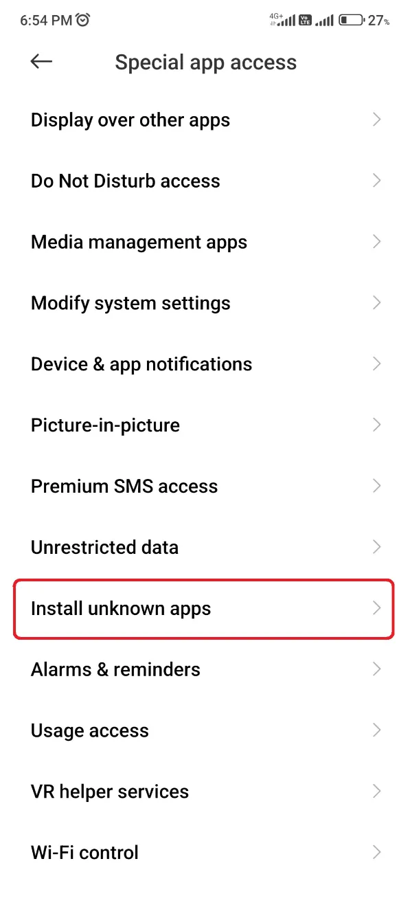 Install From Unknown Sources