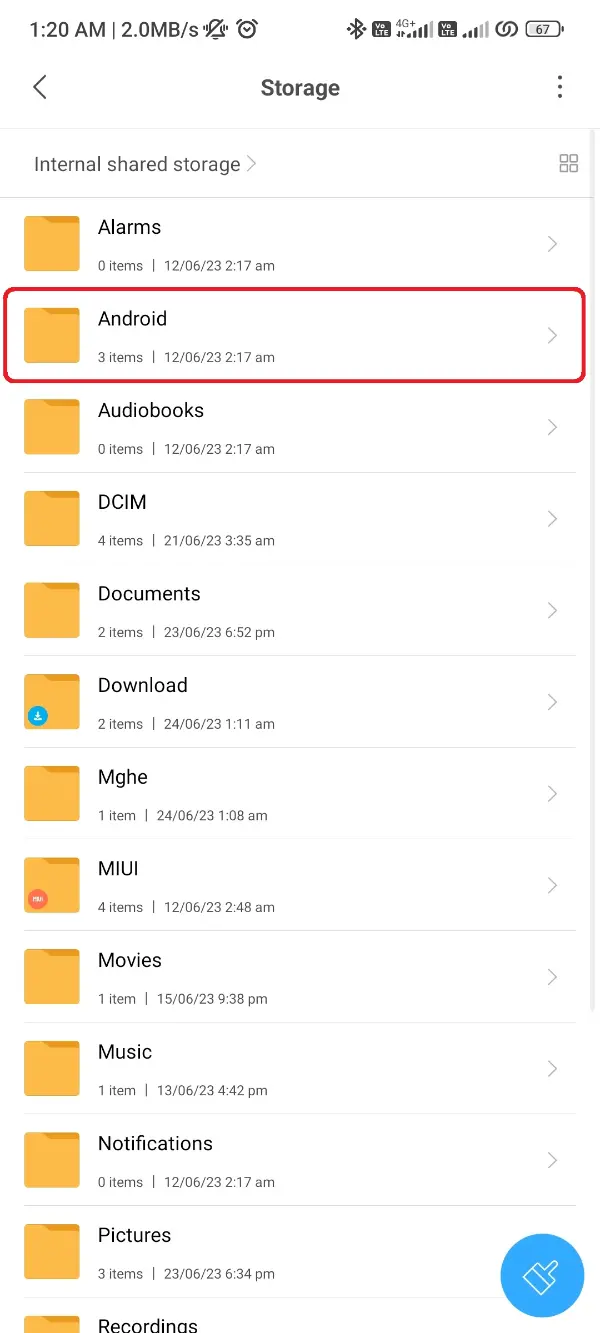 File Manager app WhatsApp Plus