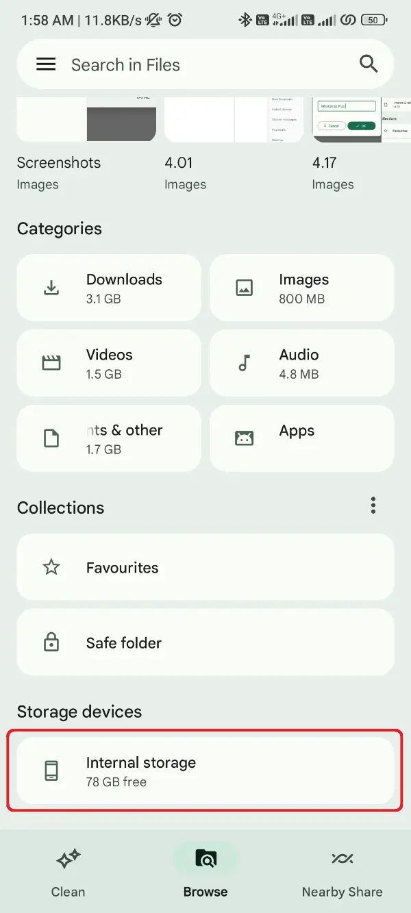 Open File Manager WhatsApp Plus